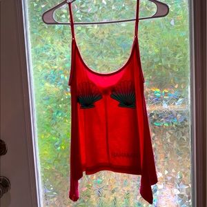 Hot pink Bahamas crop top
